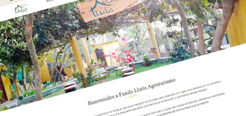 Nueva página web de Fundo Llutis Agroturismo