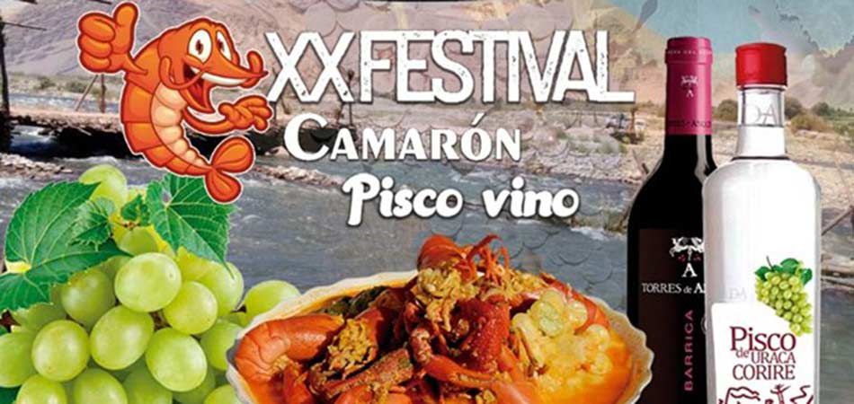 Festival del Camarón, Pisco y Vino en Fundo Llutis, Valle de Majes