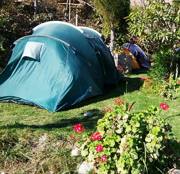 Acampar en el Valle de Majes, acampada en Corire